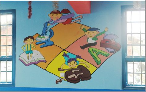 蚌埠幼儿园墙体手绘
